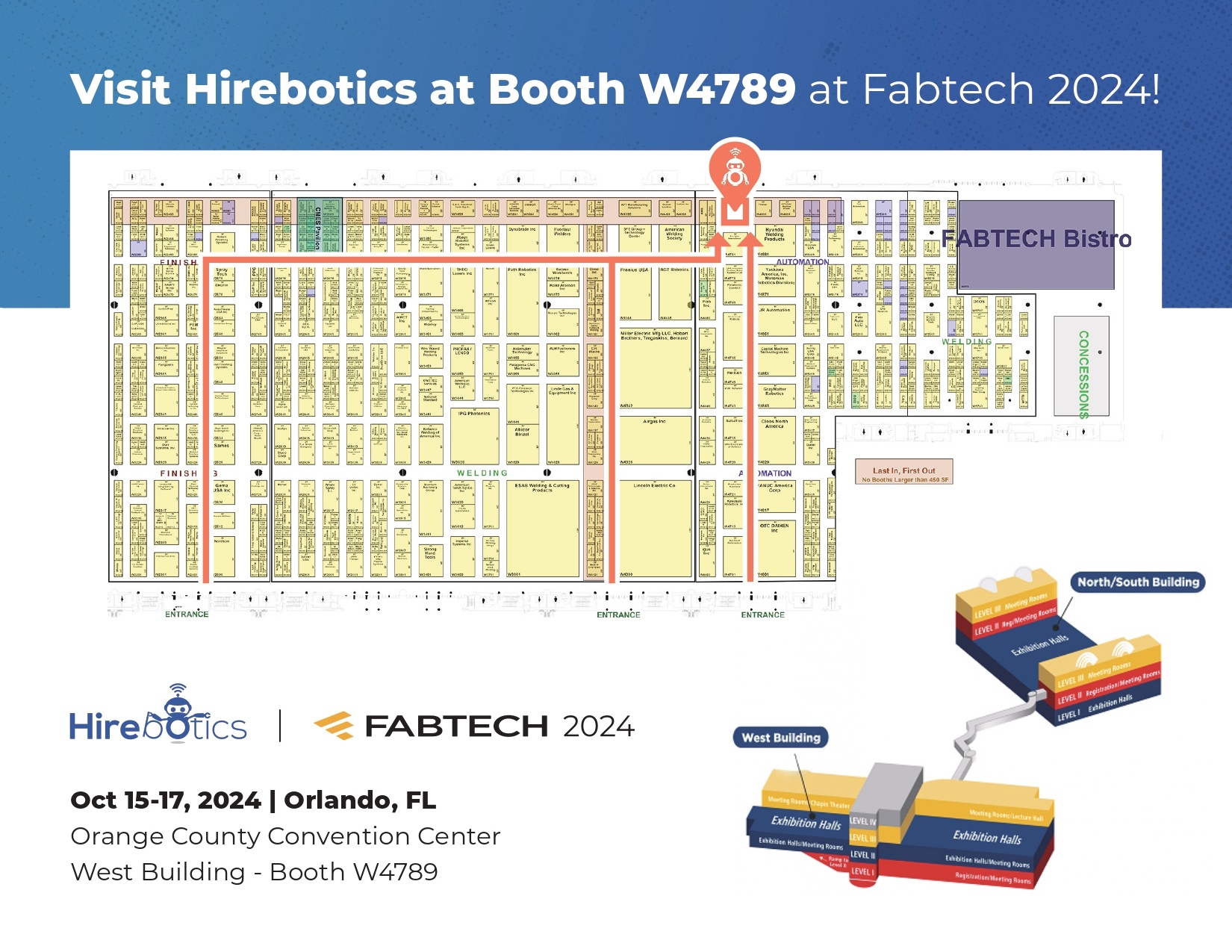 Fabtech 2024 Location Map Pippy Jsandye